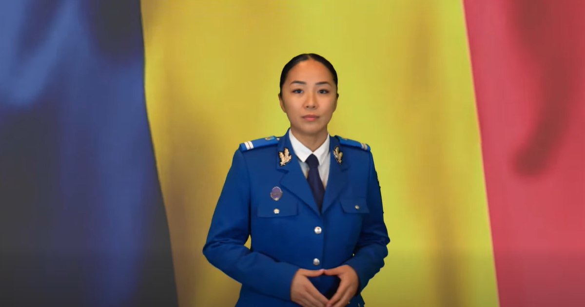 Jandarmeriță de origine asiatică transmite un mesaj de Ziua Unirii: „Suntem chipuri diferite în aceeași Românie”