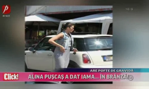 Alina Pușcaș își menține silueta deși este gravidă jpeg