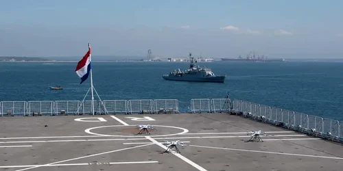 Dronă testată în cadrul exercițiului Dynamic Messenger 22 FOTO NATO Maritime Command