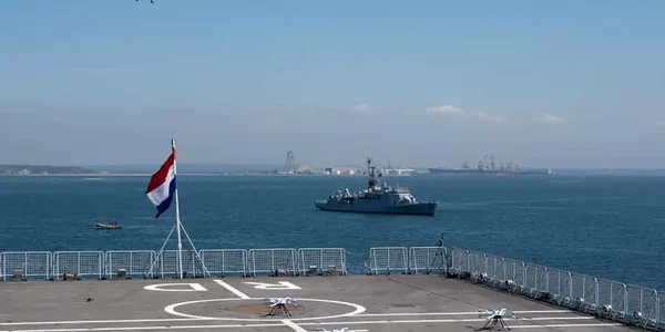 Dronă testată în cadrul exercițiului Dynamic Messenger 22 FOTO NATO Maritime Command