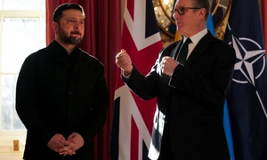 Volodimir Zelenski și Keir Starmer  Londra FOTO EPA EFE jpg