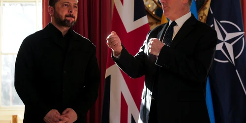 Volodimir Zelenski și Keir Starmer  Londra FOTO EPA EFE jpg