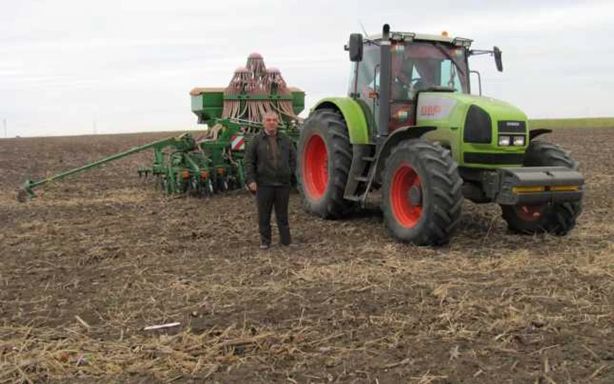 Ion Ciulinaru, preşedintele Asociaţiei Producătorilor de Cereale şi Plante Tehnice din judeţul Călăraşi Foto:I.S.