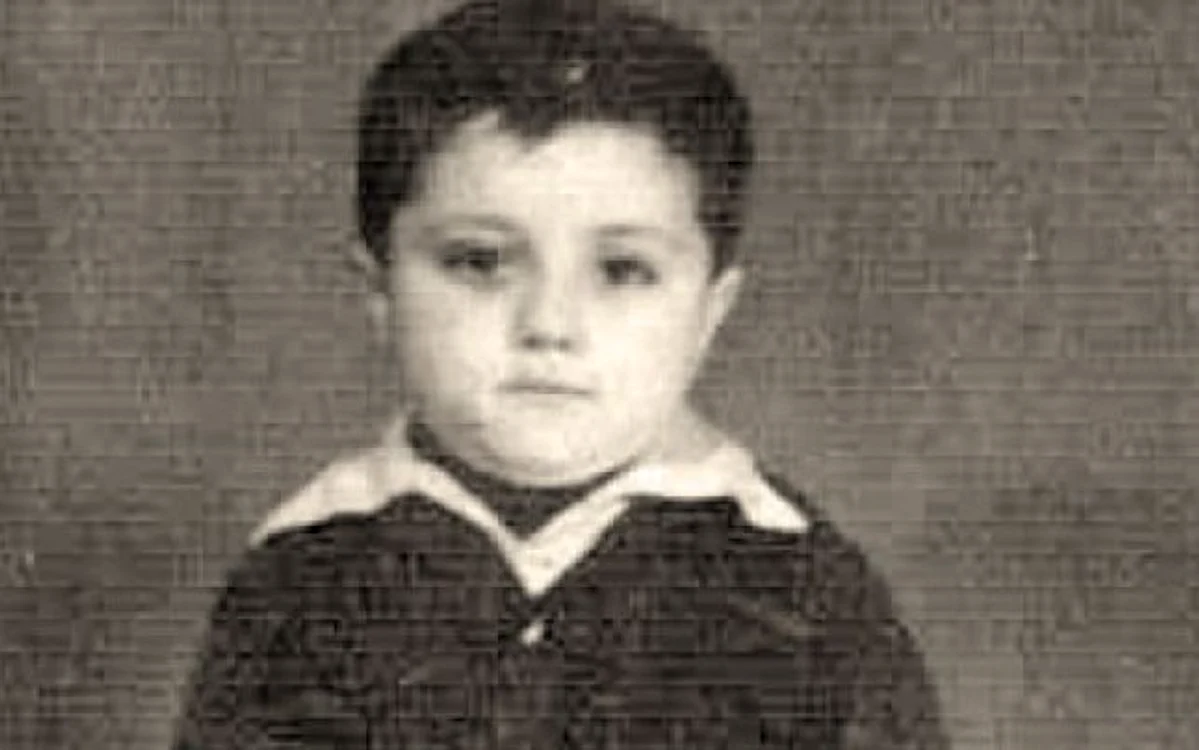 Ion Cristoiu, Nicuşor cum îi spuneau părinţii, la 5 ani