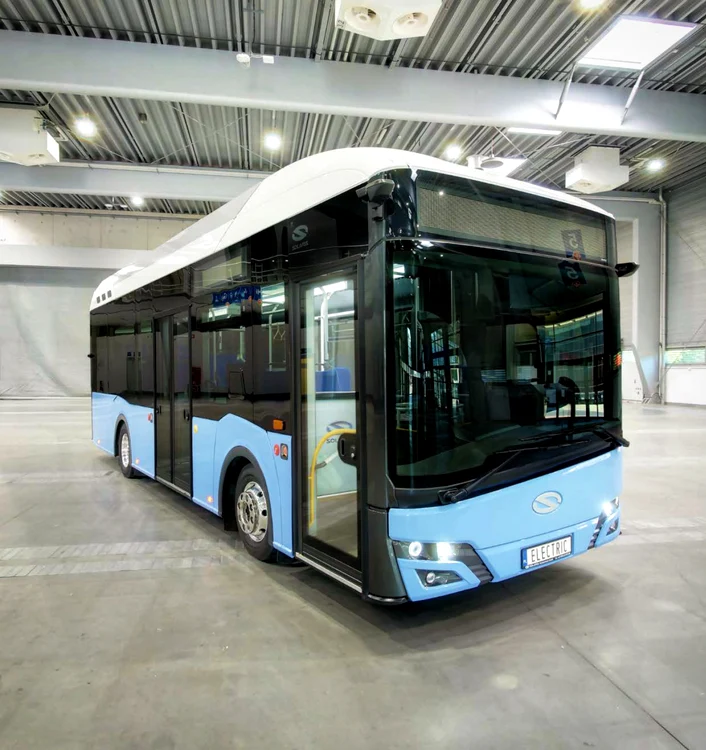 Capacitatea de transport a unui autobuz electric este de 59 de persoane FOTO Primăria Galați