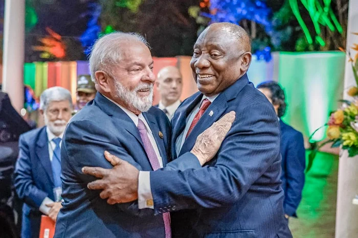 Luiz Inacio Lula da Silva şi Cyril Ramaphosa FOTO: facebook Lula