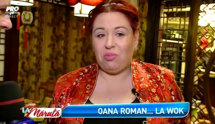 Gravidă în şapte luni, Oana Roman a dat iama în mâncăruri chinezeşti