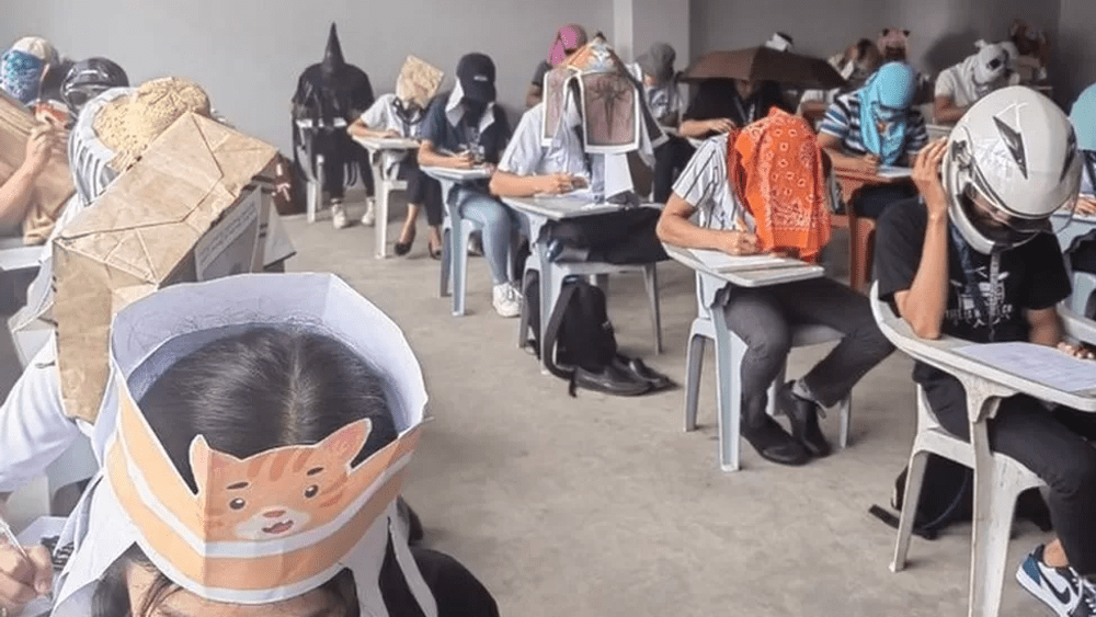 Pălăriile anti-copiat ale unor studenți din Filipine s-au viralizat FOTO
