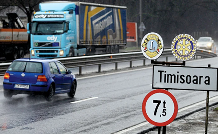 Semnul a apărut în traficul din Timişoara ieri la prânz