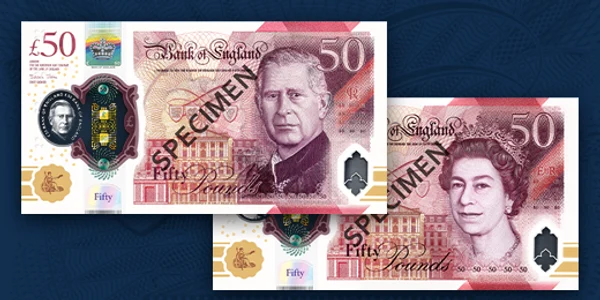 Bancnote Ckarles 50pound cta Bank of England png