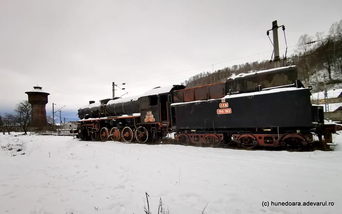 Locomotivă de epocă. Foto: Daniel Guță