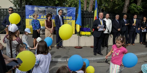 Eveniment public organizat de Ambasada Ucrainei in Romania cu ocazia Zilei Independentei Ucrainei, in Bucuresti, 24 august 2022. Inquam Photos / Octav Ganea