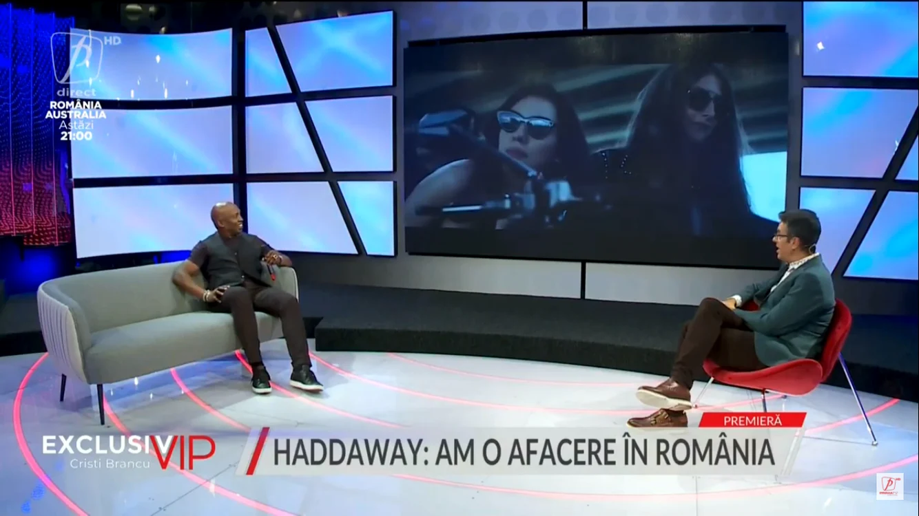 Haddaway este îndrăgostit de o româncă Sursă foto: Prima TV