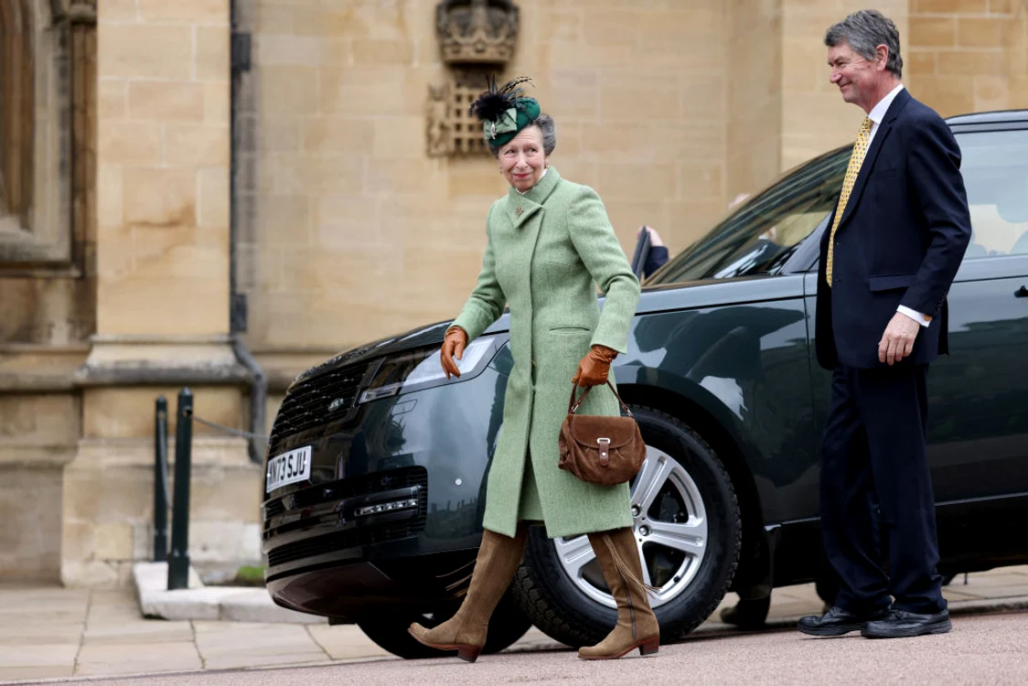 Prințesa Anne la slujba de Paște foto GettyImages jpg