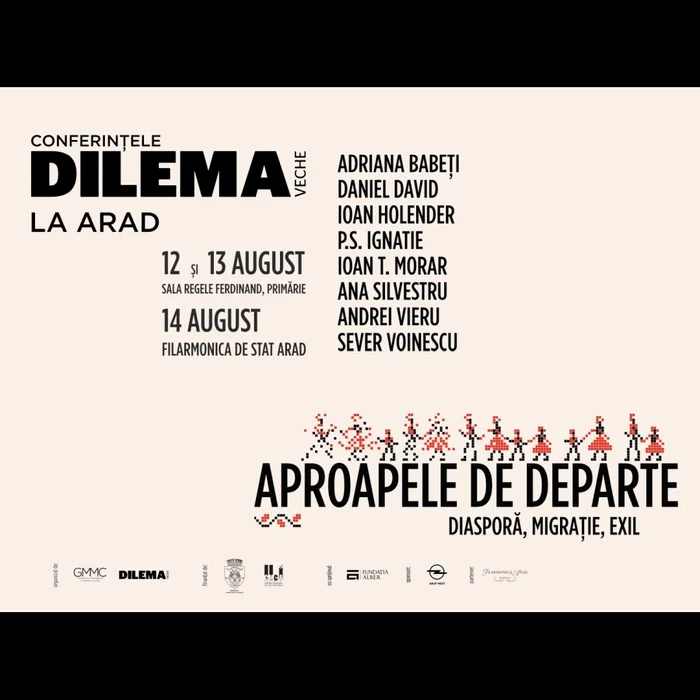 12 14 august: Conferințele Dilema veche revin la Arad jpeg