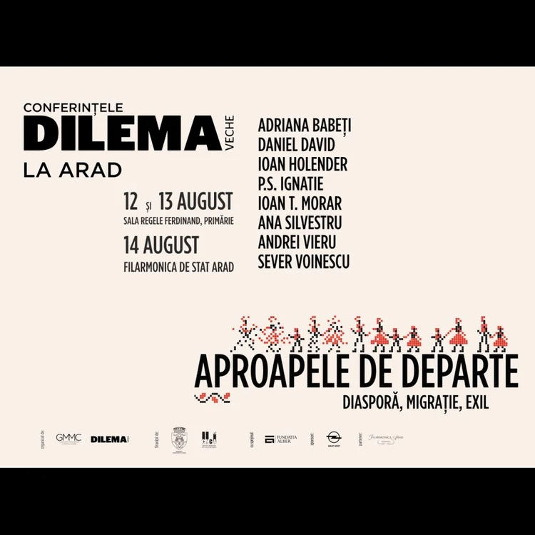 12 14 august: Conferințele Dilema veche revin la Arad jpeg