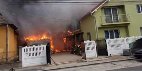 incendiu aiud