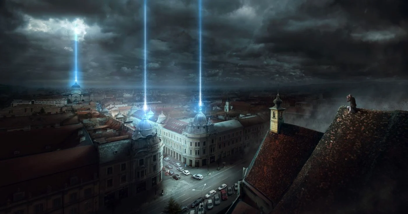 "Frumuseţea Clujului este uimitoare" spune artistul care a creat fotografia. FOTO: Giuseppe Parisi