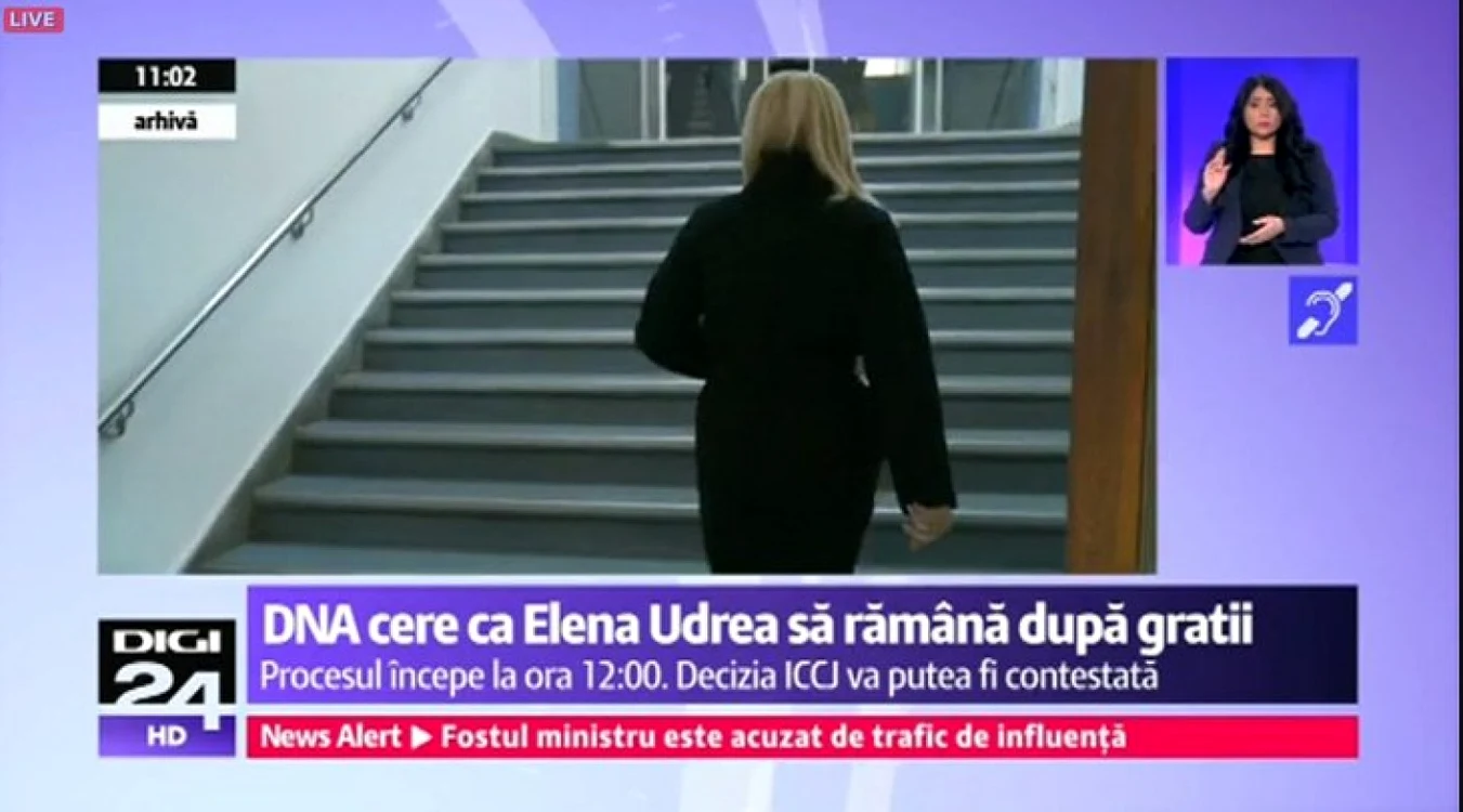 Captură de la Digi24 via Pagina de Media