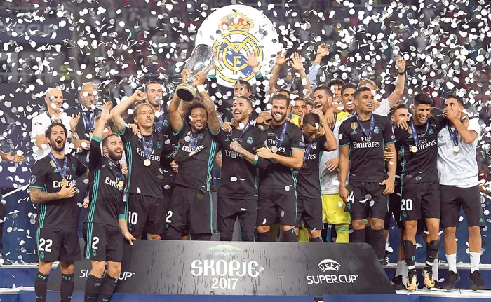 Real Madrid a câştigat a patra Supercupă a EuropeiFoto: EPA