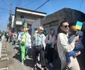 Femei şi copii ucraineni au protestat în faţa Consulatului general al Federaţiei Ruse FOTO Mariana Iancu