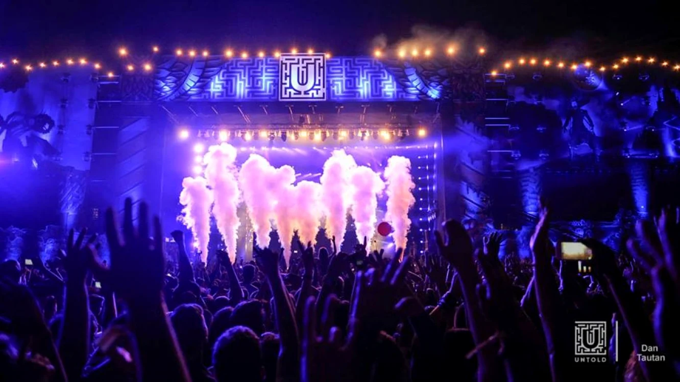 Imagine de la scena Untold de pe Cluj Arena FOTO: Untold Festival