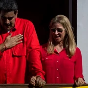 Nicolas Maduro şi Cilia Flores FOTO EPA-EFE