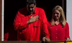 Nicolas Maduro şi Cilia Flores FOTO EPA-EFE