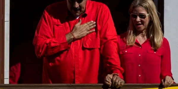 Nicolas Maduro şi Cilia Flores FOTO EPA-EFE