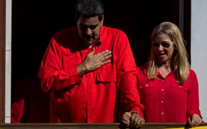 Nicolas Maduro şi Cilia Flores FOTO EPA-EFE