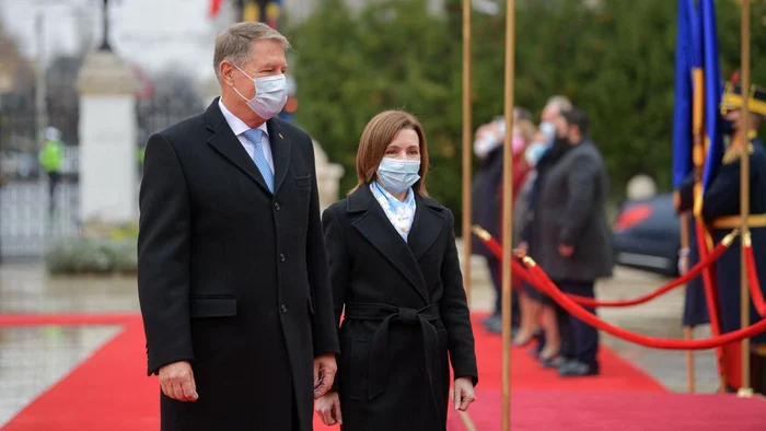 Maia Sandu şi Klaus Iohannis. Foto: presidency.ro, Instagram