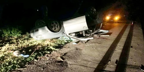 Maşină cu 7 copii în portbagaj implicată într-un accident mortal  lângă Kiev FOTO Poliţia Ucraineană