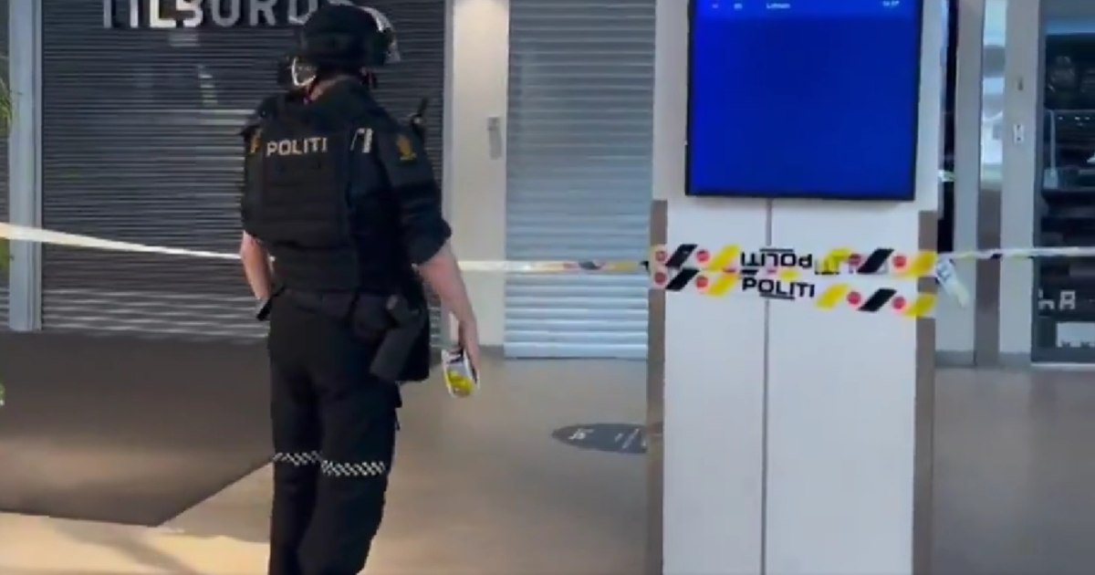 Incident armat în centrul comercial Tveita din Oslo