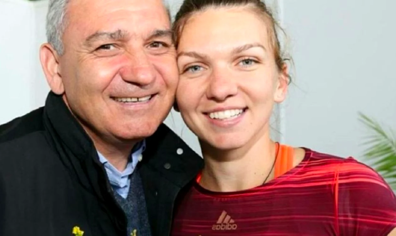 Simona Halep și tatăl ei, Stere Halep