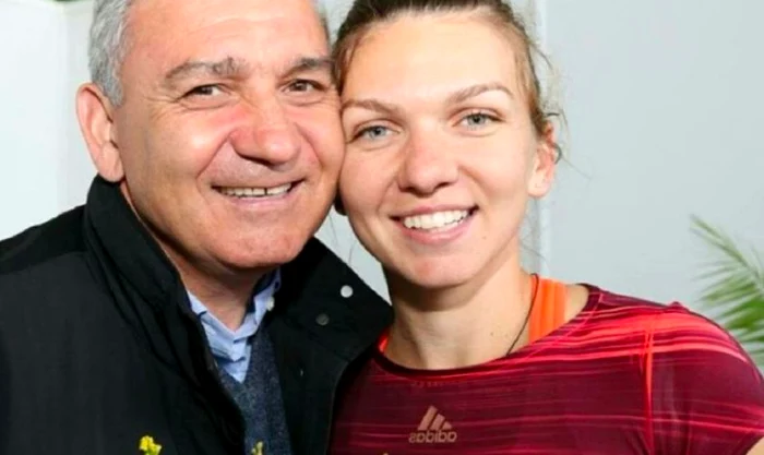 Simona Halep și tatăl ei, Stere Halep