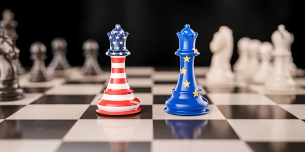 Tablă de șah UE și SUA foto shutterstock jpg
