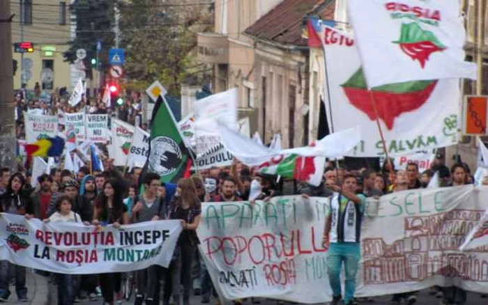 protest rosia montana cluj 13 oct