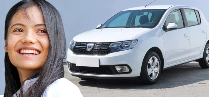 Emma Răducanu conduce, în Marea Britanie, o Dacia Sandero