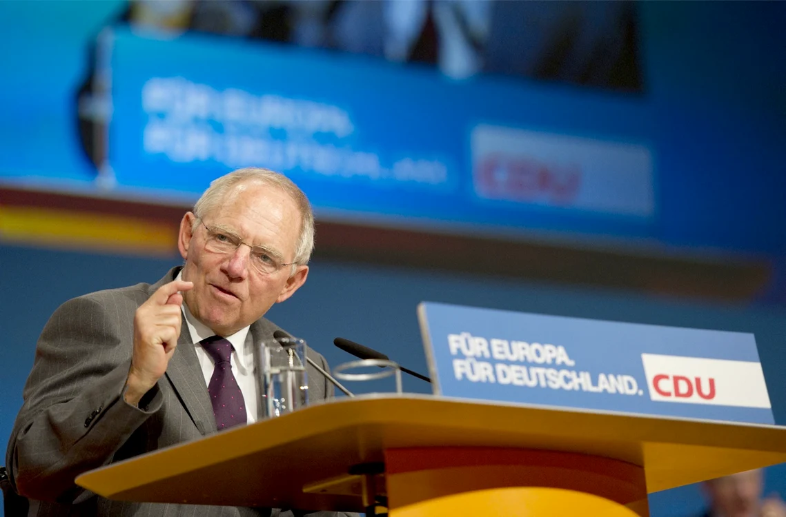 Wolfgang Schäuble, ministrul german de Finanţe
