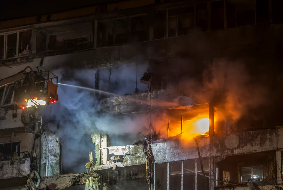 Atac rusesc cu rachete asupra Kievului/FOTO:EPA?EFE
