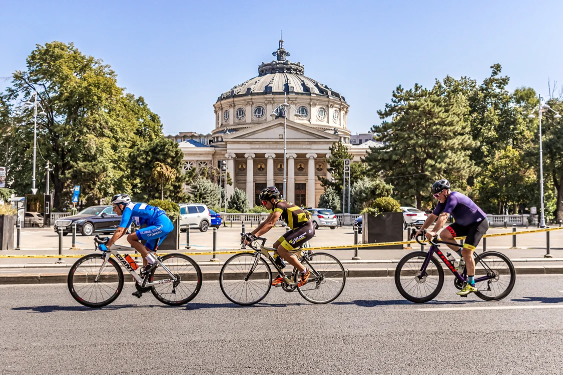 Cicliștii au pus stăpânire pe București, timp de câteva ore. FOTO: L’Étape România by Tour de France