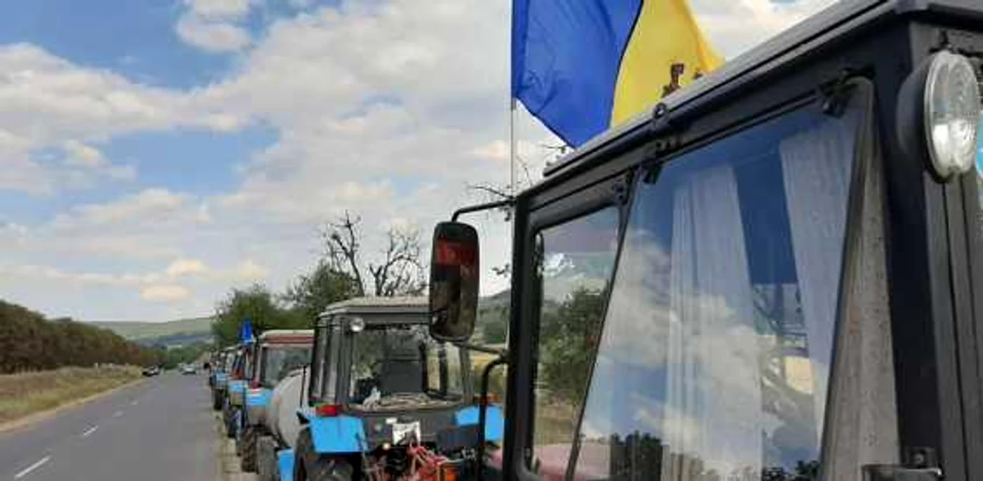 Protest agricultori Moldova