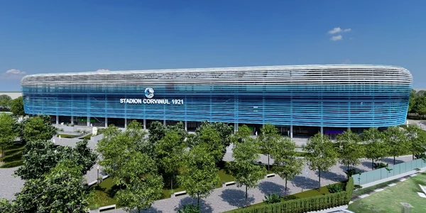 Stadion Corvinul din Hunedoara  Sursa Primăria Hunedoara jpg