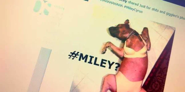 miley hashtag facebook
