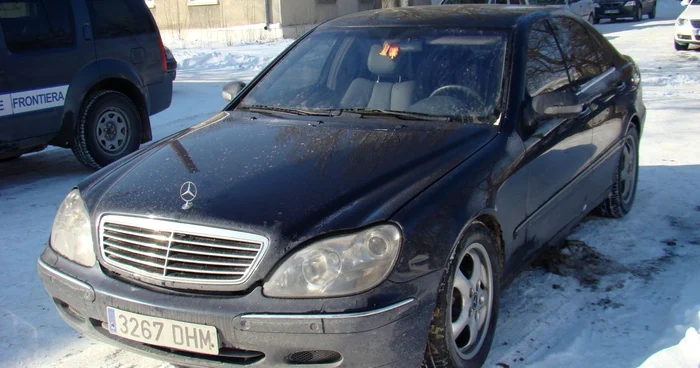 Mercedesul căutat de Interpol