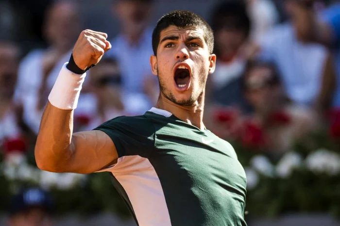 Carlos Alcaraz, principala piedică în calea lui Nole la Wimbledon. Foto EPA EFE 