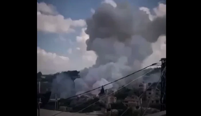 Armata israeliană a lovit noi ținte în Liban. FOTO captură Facebook Al Arabiya English