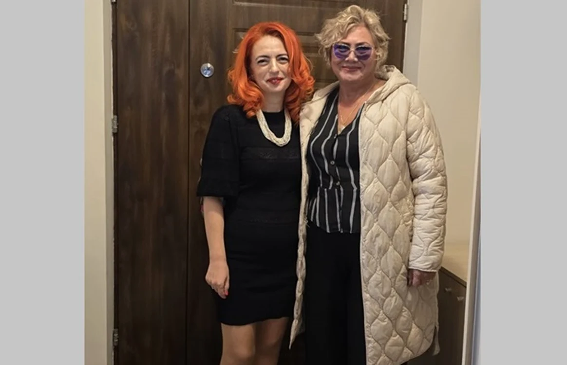 Avocata-Mihaela Ispas și Maria Tusă Foto: Ziarul Amprenta