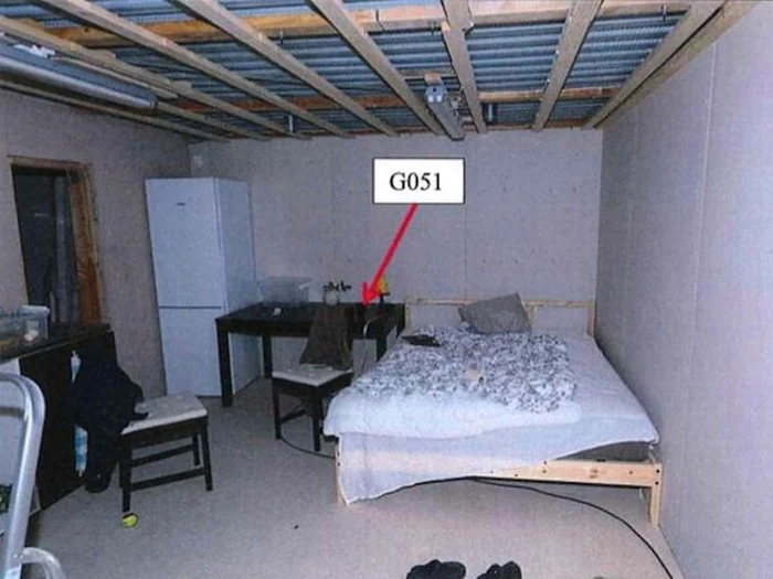 Așa arată buncărul în care victima a fost sechestrată și violată timp de șase zilefoto: Swedish Police Authority
