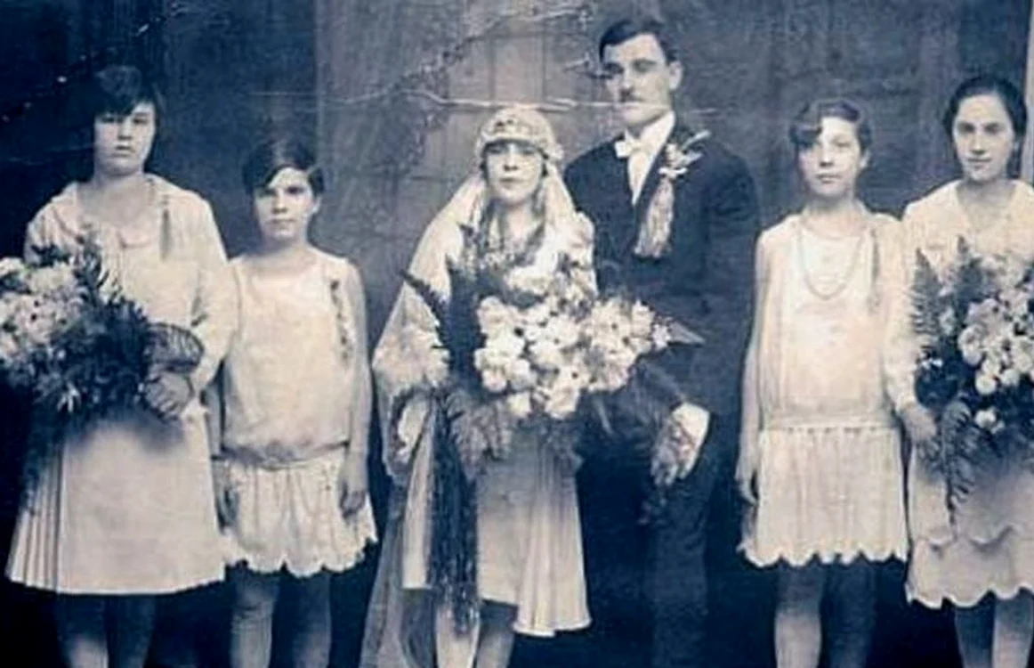 Fotografie făcută de fotograful Casei Regale la nunta lui Dej FOTO Arhiva MIPP